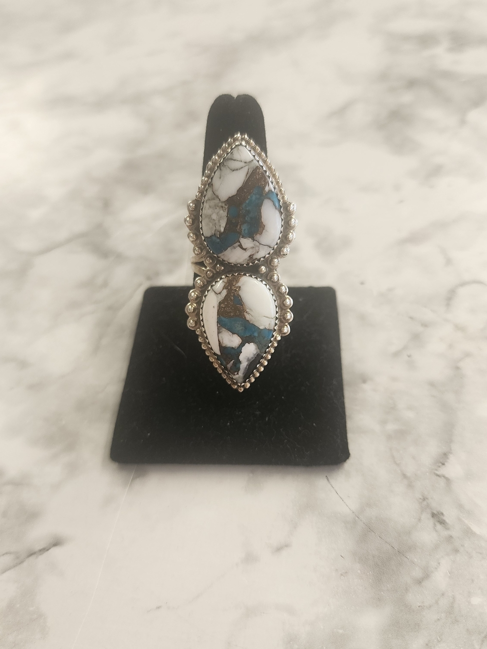 Sterling and Peacock Daliah Turquoise Ring